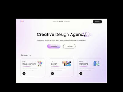 Design Agency Service Page