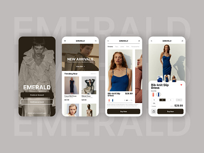 Fashion Store - Application Concept application branding clothing design fashion figma mobile application ui ui design user interface