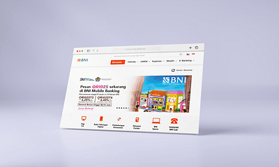 Redesign Website BNI app bni design figma graphic design illustration logo redesign typography ui vector website