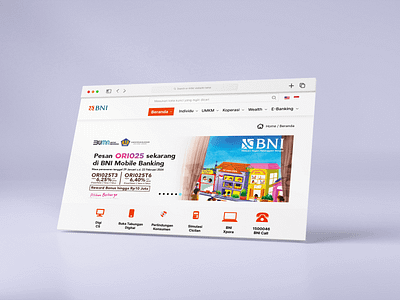 Redesign Website BNI app bni design figma graphic design illustration logo redesign typography ui vector website