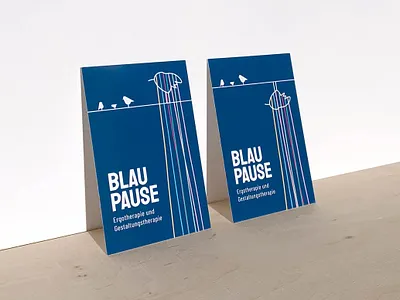 Blaupause branding illustration logo