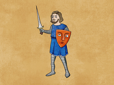 MedievalMe knight character characterdesign illustration knight medieval