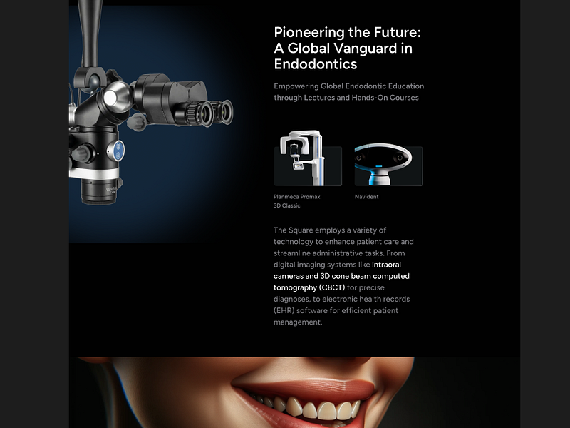 New Dental Website - Ath67 (2) dental dentist endodontic landing page layout minimalist minimalistic ui