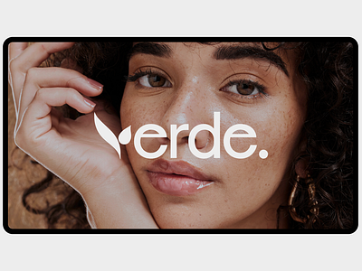 Branding concept. Verde Skincare. design graphic design logo typography