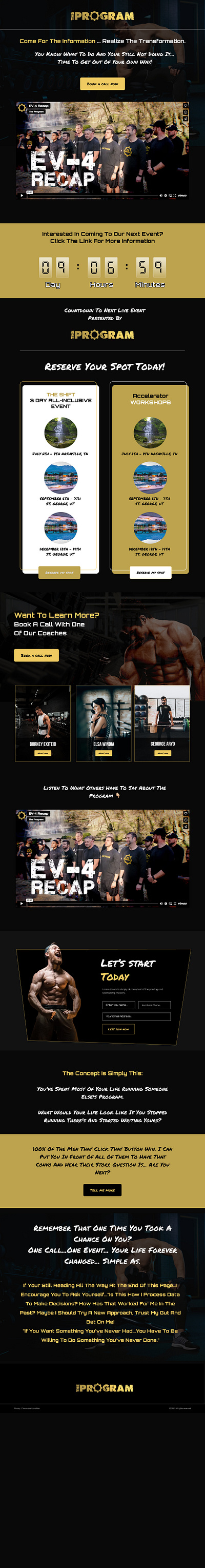 Gohighlevel Website Design Inspiration design inspiration fitness landing page fitness website gohighlevel gohighlevel design inspiration graphic design websitedesign