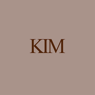 KIM team ( fashion designer ) branding graphic design logo