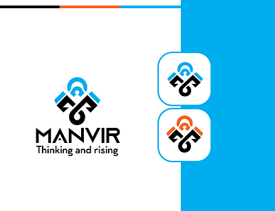 Manvir-LOGO-design. Letter M and V bangladesh bd best logo branding creative creative logo design graphic design khokon letter m logo logo presentation logos m m letter minimal logo modern logo mv letter premium logo