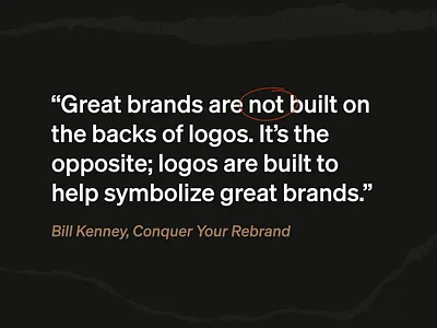 Conquer Your Rebrand - Logo Advice bill kenney brand book brand design brand identity focus lab identity design logo logo design rebrand