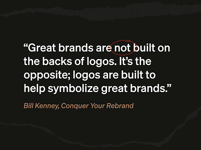 Conquer Your Rebrand - Logo Advice bill kenney brand book brand design brand identity focus lab identity design logo logo design rebrand