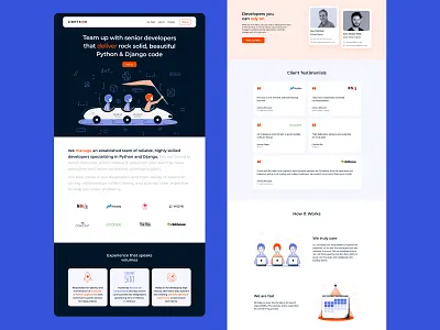 LightsOn Website Design animation colour creative developer graphic design hand drawn illustration web website