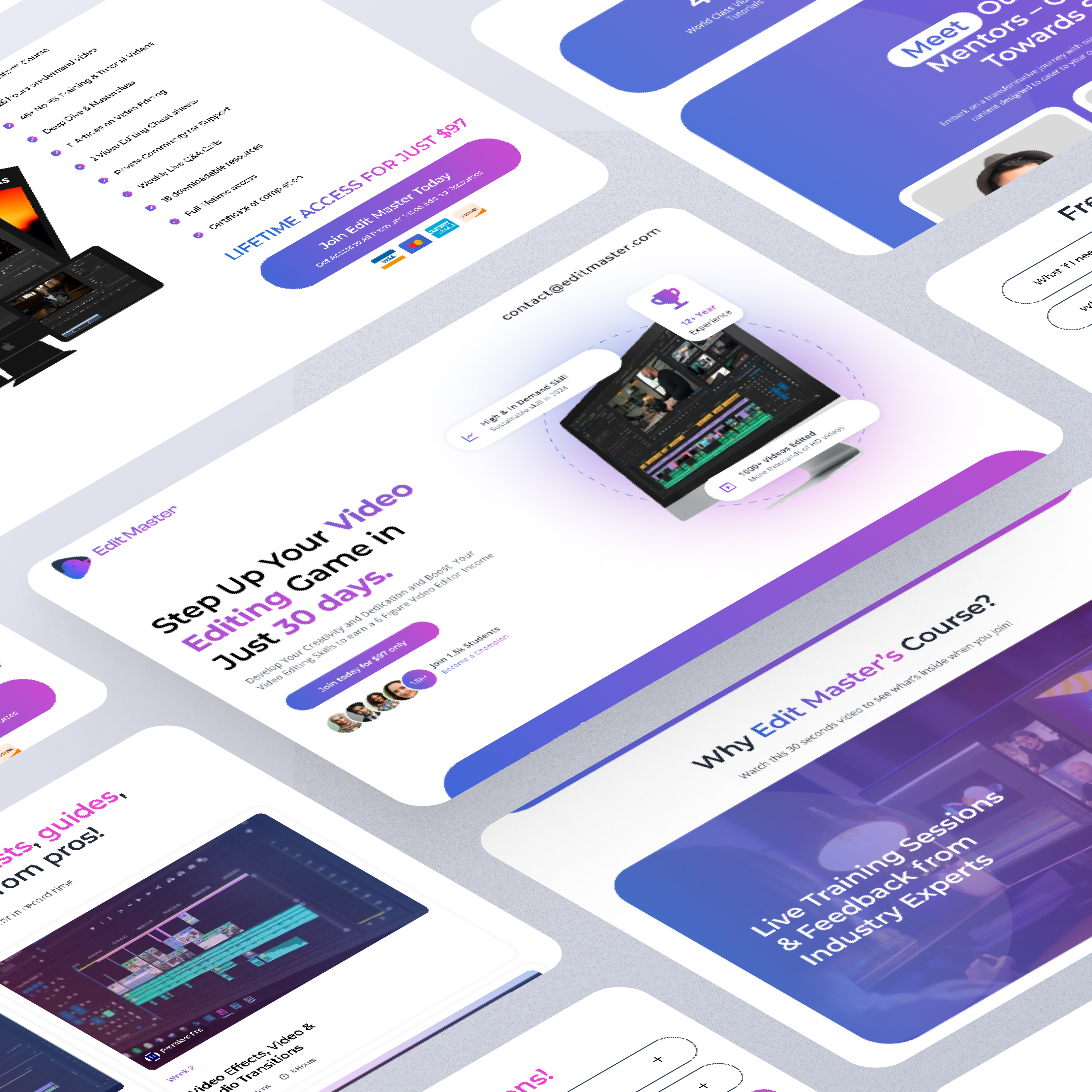 Example of Landing Page Design
