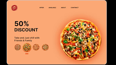 #Animation of Pizza 3d animation graphic design logo ui