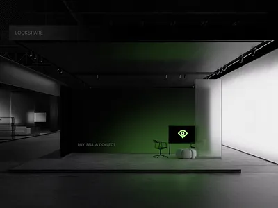 Looksrare: branding animation bank banner billboard brand branding crypto cryptocurrency design finance fintech graphic design identity logo logotype looksrare motion graphics nft opensea poster