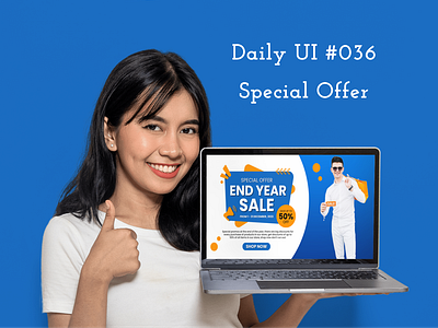 Daily UI #036 - Special Offer daily ui day 036 desktop website homepage mobile app mockup laptop sale shopping promotion special offer ui ux