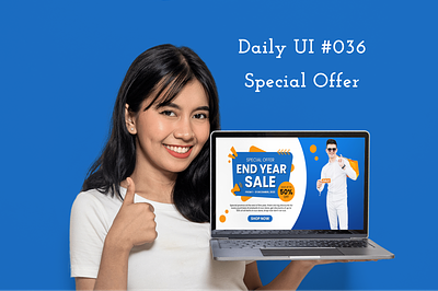 Daily UI #036 - Special Offer daily ui day 036 desktop website homepage mobile app mockup laptop sale shopping promotion special offer ui ux