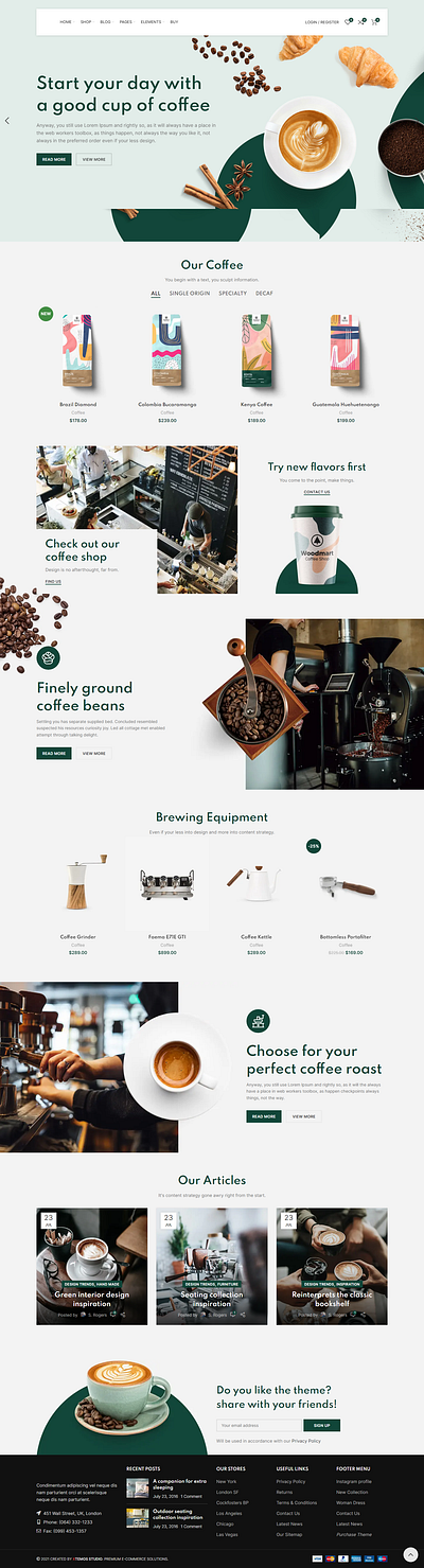 Coffee Website coffee website