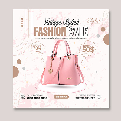 Shopping Store - Social Media Post ads advertising banner design grocery grocery shoping poster shopping ads shopping post design shopping store social media post