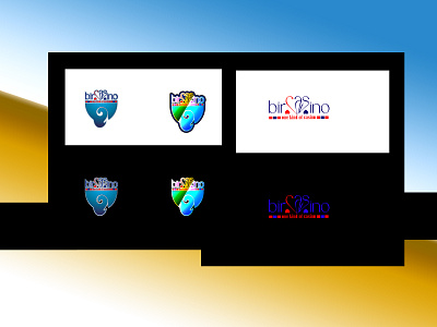 Bircasino typography and retro logo branding casino logo clothing graphic design icon illustration logo logos typography