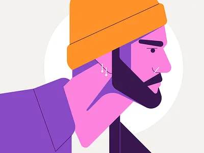 New Self-Portrait animation character design design icon illustration illustrator motion graphics