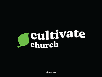 Cultivate Church branding church cultivate design graphic design leaf logo vector wavy