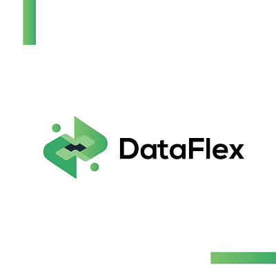 Data Flex logo design.(unused) creative creative logo d data data logo dataflex felex green logo islam khokon logo logo idea logos minimal logo modern logo vintage logo wow logo0
