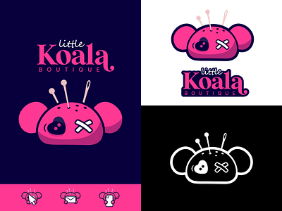 Little Koala Boutique - Branding branding graphic design logo punk