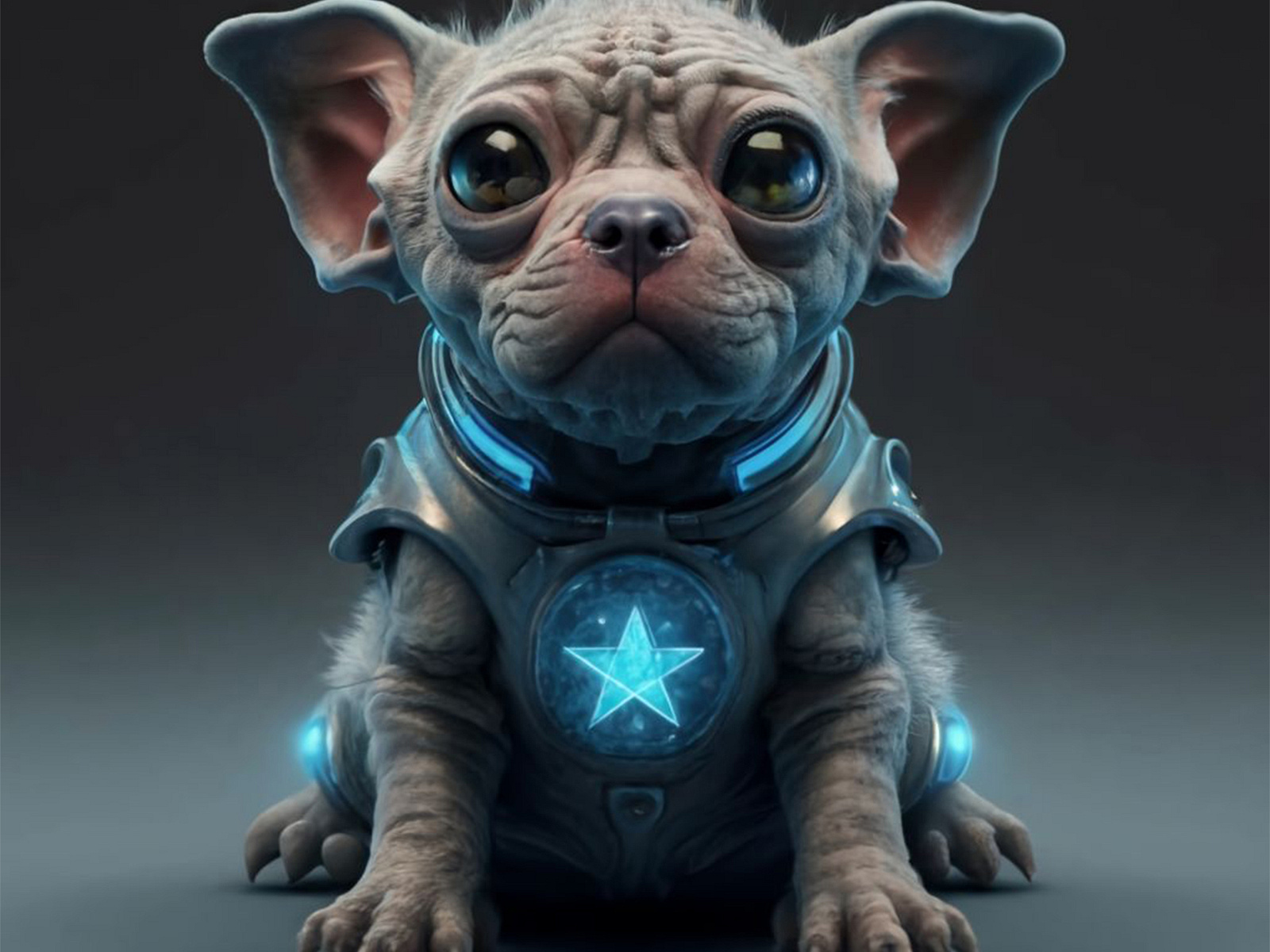 Cute Alien Dog By Abdessamad Benzbir On Dribbble