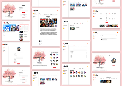Kazou Website - UI/UX Design