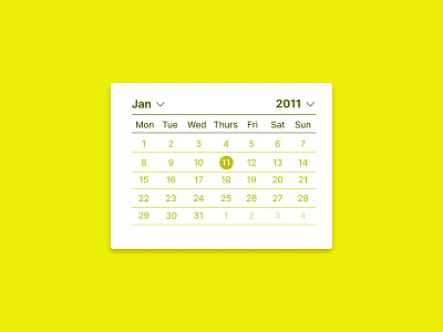 Calendar design figma product design ui uiux ux