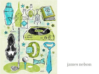 James Nelson + Father's Day Illustration illustration