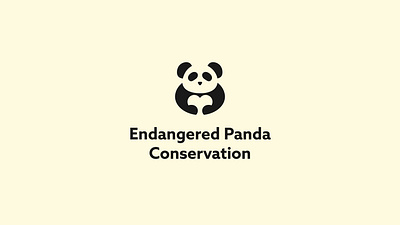 #dailylogochallenge Day 3: Panda Logo branding dailylogochallenge design graphic design illustration logo panda typography vector
