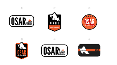 Oahu Search & Rescue badge branding logo outdoors sticker