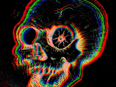 Insane Skull art design skull