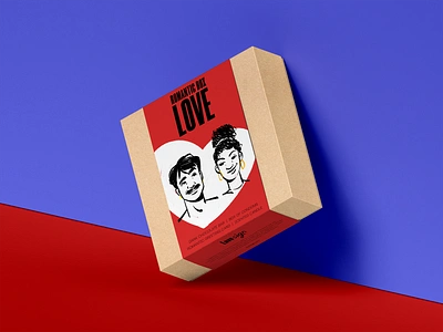 Case Study: Romantic Gift Box box branding business illustration couple design design studio digital art digital illustration gift box graphic design illustration illustrator love marketing marketing design packaging packaging design romantic saint valentine valentine