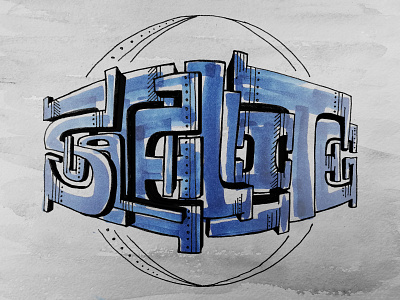 Satellite design graphic design illustration typography