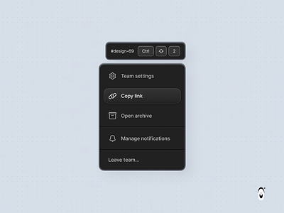 Contextual Menu 🍟 by Opacity Labs card clean contextual dark design system figma menu minimal new trend saas trend 2024 trending ui ux web app