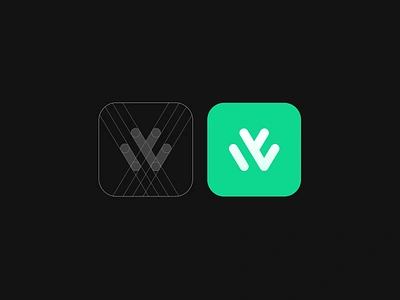 Tallywell Icon Design app icon apple watch brand identity branding dark green health icon logo tallywell