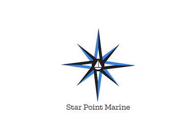 Star Point Marine - Day 23 branding dailylogo dailylogochallenge day23 design graphic design logo marine vector