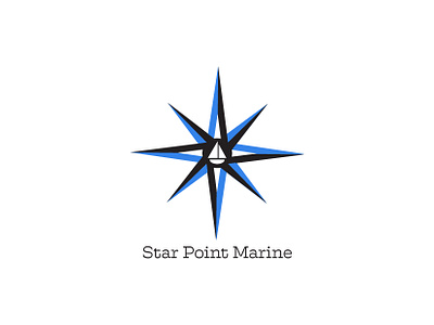 Star Point Marine - Day 23 branding dailylogo dailylogochallenge day23 design graphic design logo marine vector