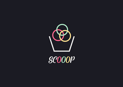 Scoop - Day 27 branding dailylogo dailylogochallenge day27 design graphic design icecream logo vector