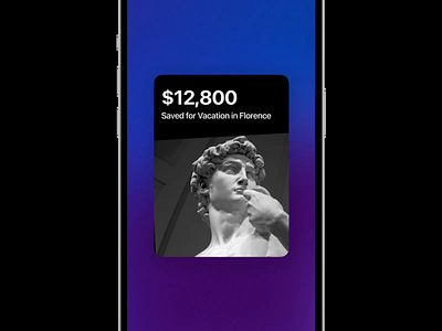 Monthly Overview - Sneak Peek (WIP) after effects animation banking budget cards finance app fintech app mobile mobile banking product design sarjil ui ux video