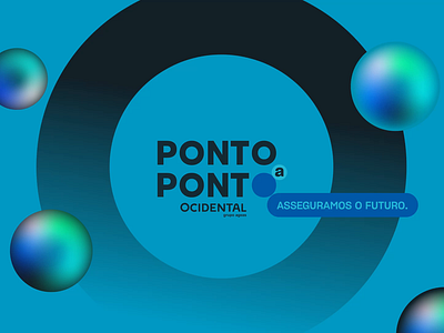 Intro Ponto a Ponto - Ocidental after effects animation ball blue circles design easy intro logo minimal motion motion graphics ocidental seguros