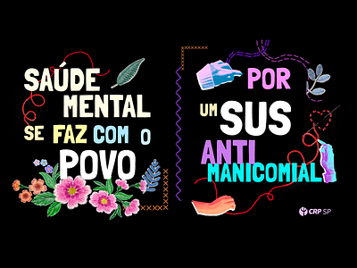 National day for the Brazilian anti-asylum movement costura embroidery hands health mental mãos saúde