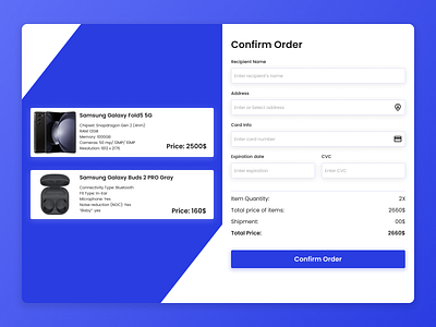 Checkout page UI design appdesign checkoutpage checkoutpagedesign clean confirmationpage design ecommerce ecommercetrends flat heckout materialdesign minimal mobileapp modern onlineshopping recipientinformation serexperience shopify ui woocommerce