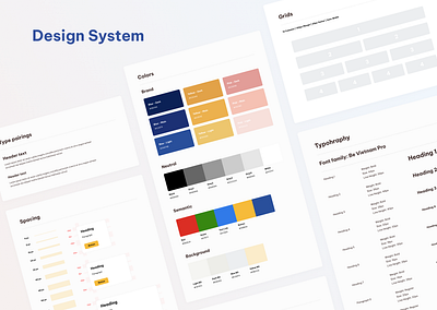 website | design system design system ui ui kit uiux design website design