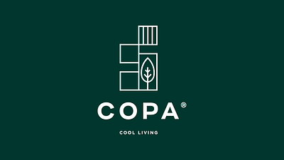 Copa - Logo Motion after effects animation branding cool copa design green habitat living logo minimal motion motion graphics nature tree