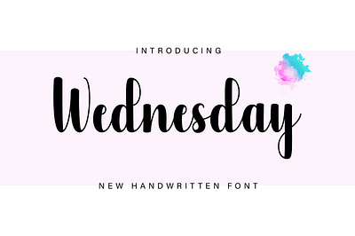 Wednesday Font crafting font cute font handwritten script script font