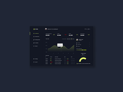 Circle Dashboard branding design graphic design illustration logo motion graphics ui