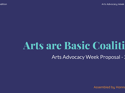 Branding & Social Media Design: Arts are Basic Coalition branding design graphic design logo social media