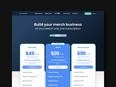 Pricing vexels branding figma graphic design membership minimal pricing pricing page ui web website